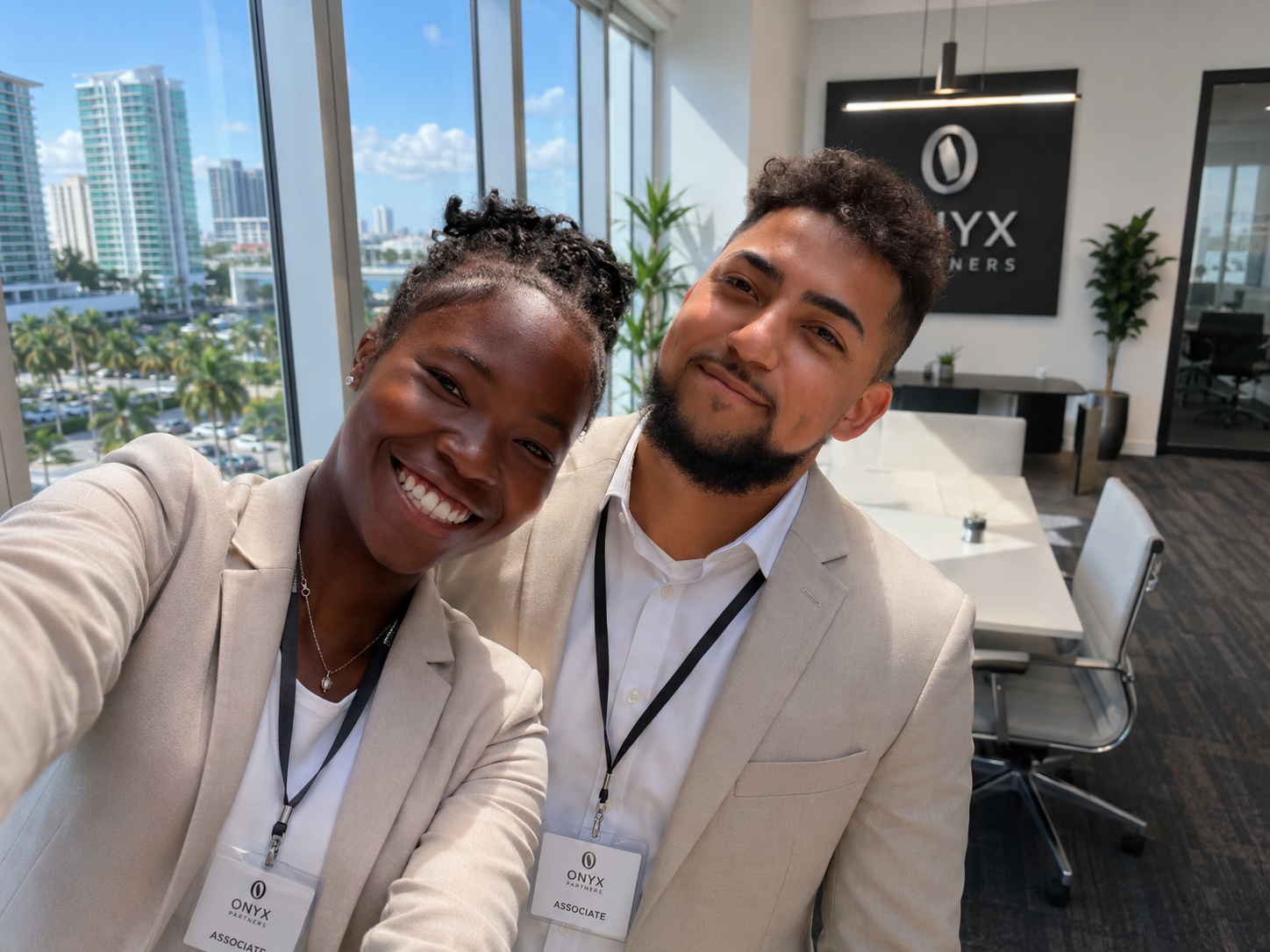 Associates in the Onyx Partners Miami office